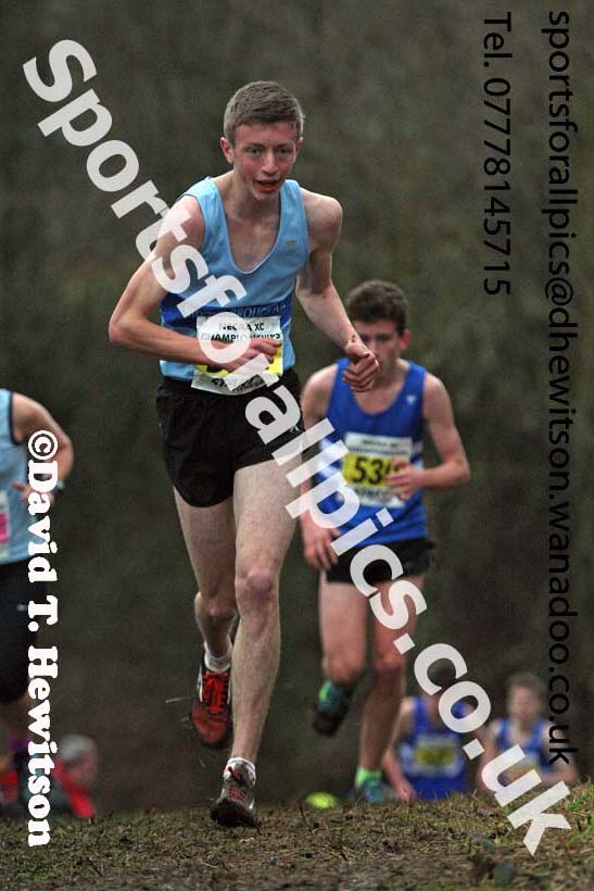 Mens under-17s North Eastern Cross Country, Aykley Heads, Durham. Photo: David T. Hewitson/Sports for All Pics